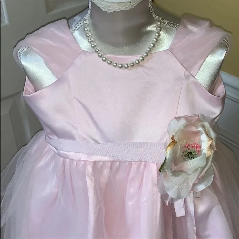 Pink Special Occasion Girls Dress - Picture 4 of 10